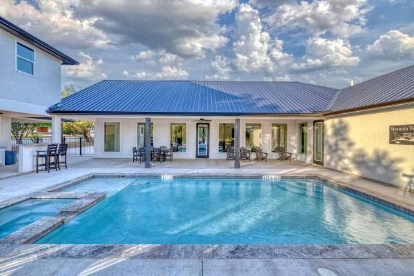 Frio River rental with pool